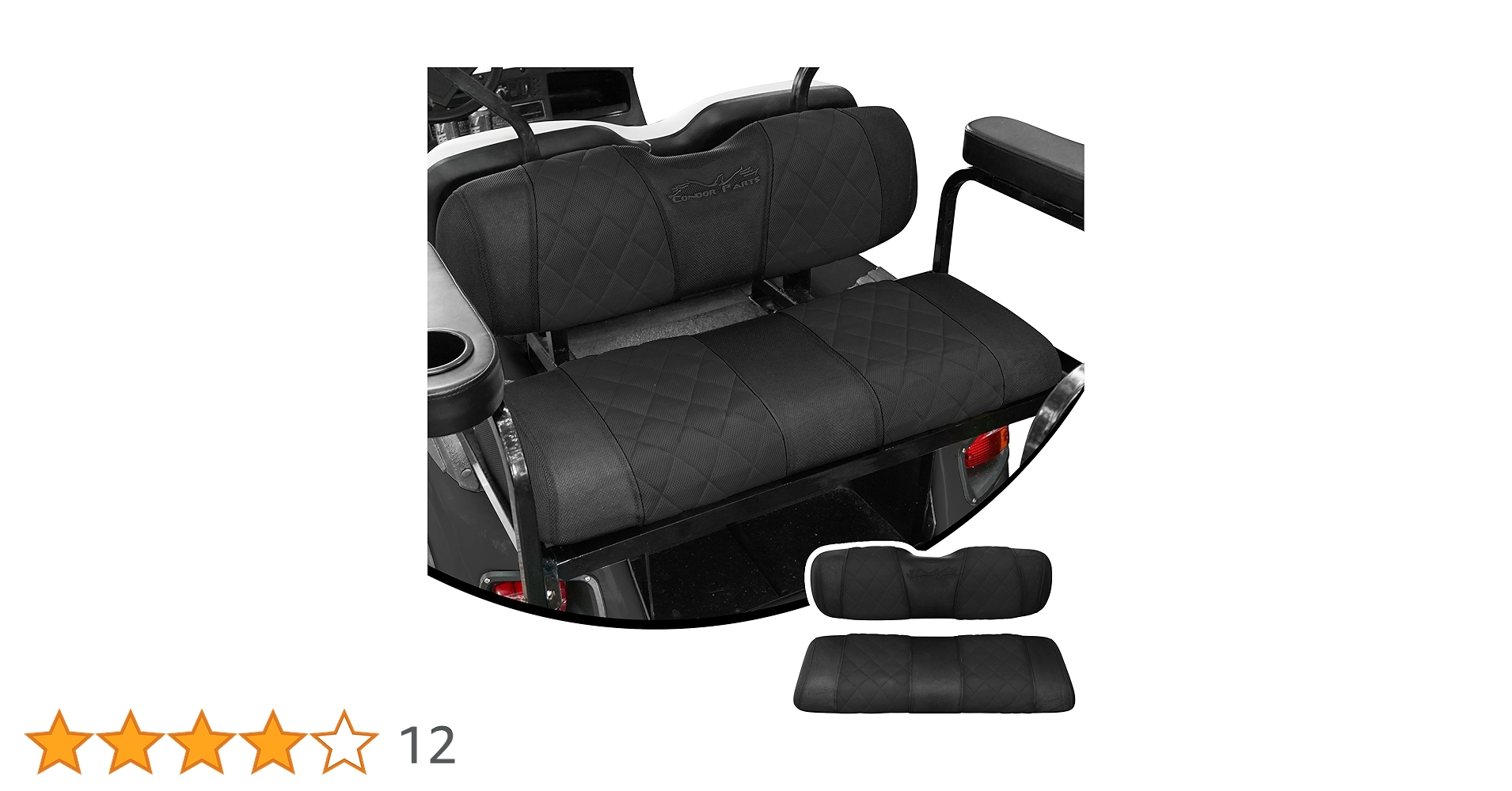ゴルフカート用シートカバー⛳+雨用カバーリバーシブル　キルト＋撥水オックス ゴルフカート用シートカバー⛳+雨用カバー 一体型リバーシブル